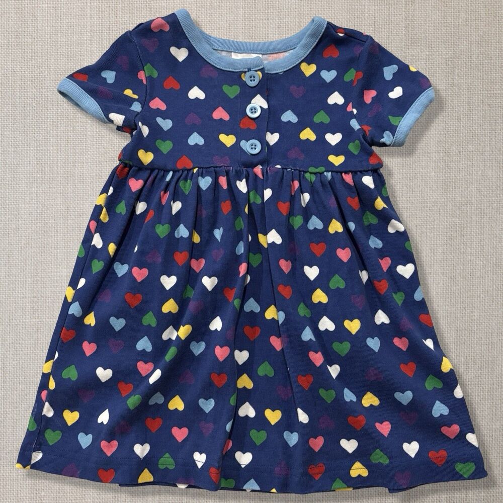Hanna Andersson It’s A Playdress It’s A Daydress Hearts Dress 2T